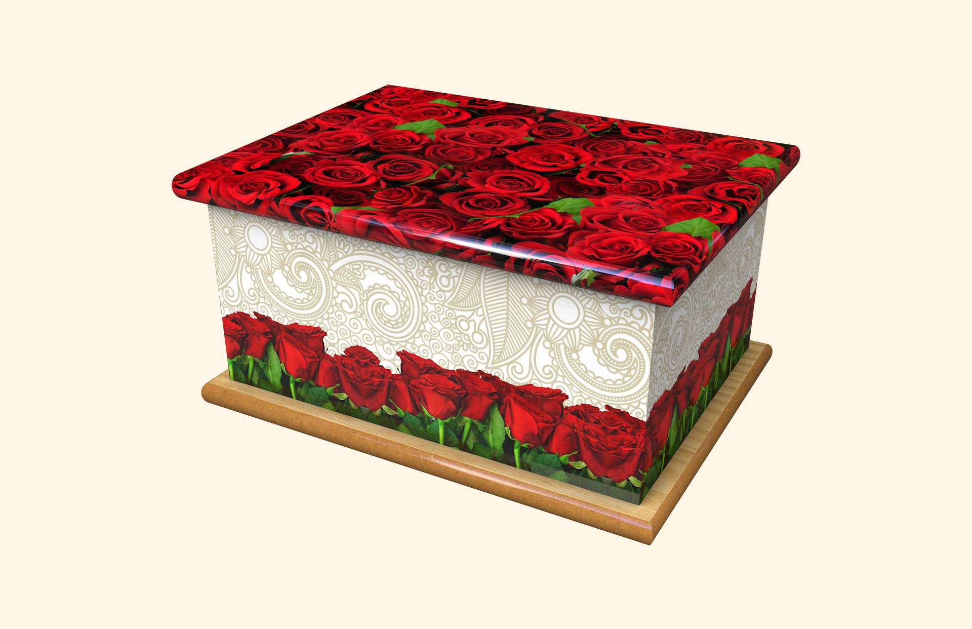 My Rosemary adult ashes casket